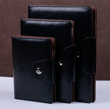 High-grade leather notebook, pu loose-leaf book, ca