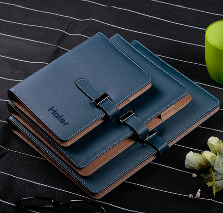 pu loose-leaf notebook can be customized logo