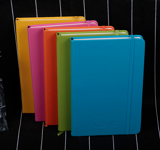 PU business notebook notepad customized Elastic ban