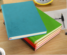 Creative leather hardcover notebook notepad